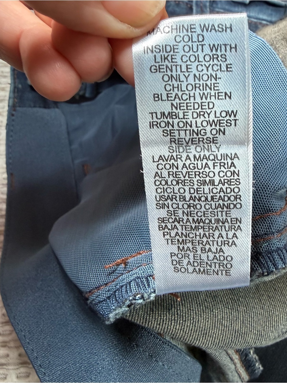 Democracy Ab solution Itty Bitty Bootcut Jeans 14P Petite Dark Indigo Stretch - Picture 8 of 12